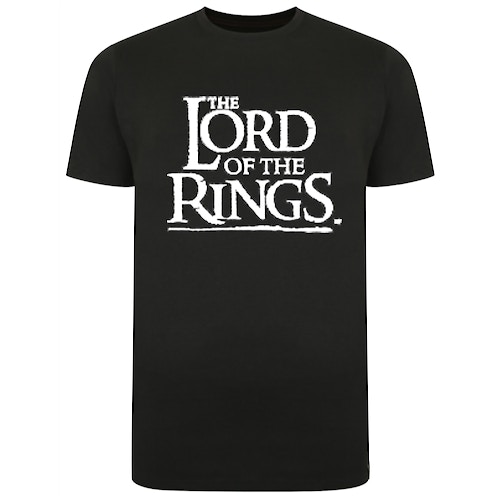 Offizielles T-Shirt mit „Der Herr der Ringe“-Aufdruck in Schwarz